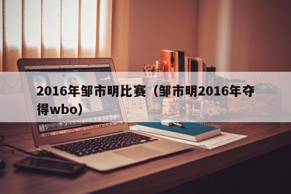 2016年鄒市明比賽（鄒市明2016年奪得wbo）