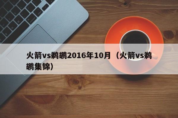 火箭vs鵜鶘2016年10月（火箭vs鵜鶘集錦）