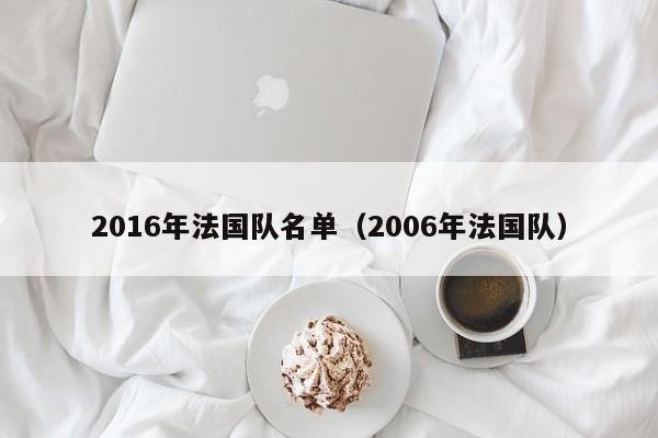 2016年法國隊名單（2006年法國隊）